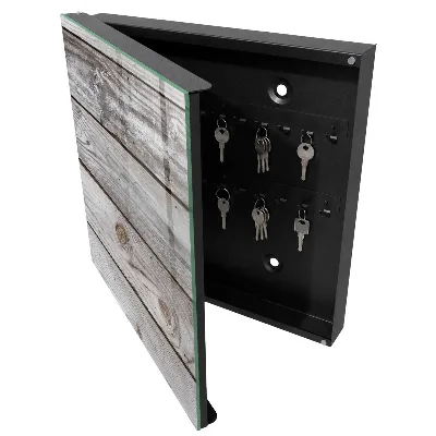 Key box for wall Wood texture