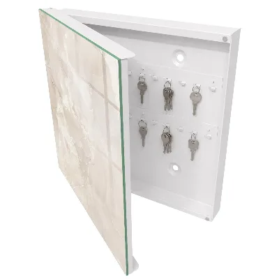 Wall mounted key box Marble elegance