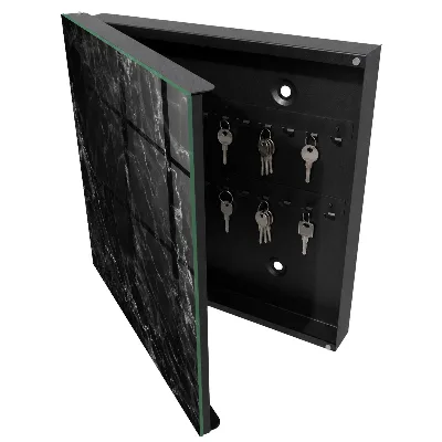 Key cabinet Marbled pattern