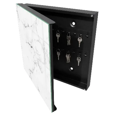 Wall mounted key box Marbled pattern