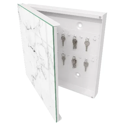 Wall mounted key box Marbled pattern