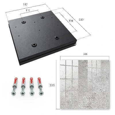 Key cabinet Grey surface