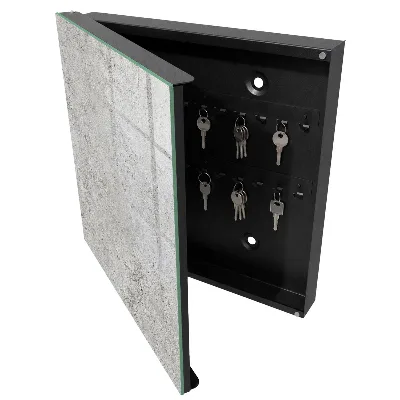 Key cabinet Grey surface