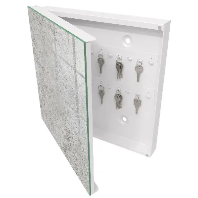 Key cabinet Grey surface