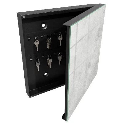 Key box for wall Grey stone