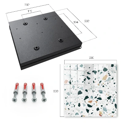 Wall mounted key box Colorful pebbles