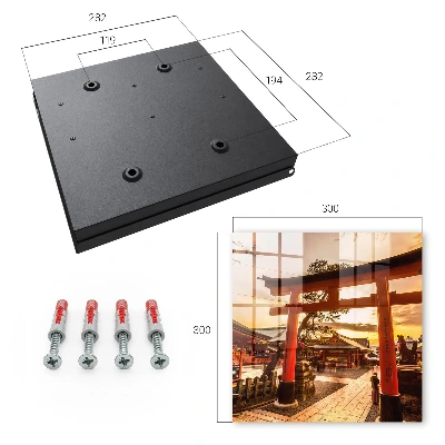 Key box for wall Japanese gate