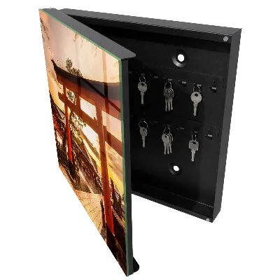 Key box for wall Japanese gate
