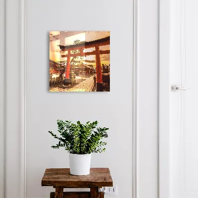 Key box for wall Japanese gate