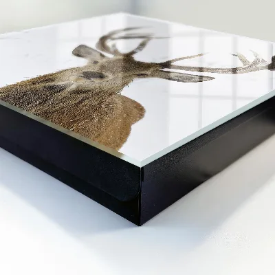 Wall mounted key box Winter deer