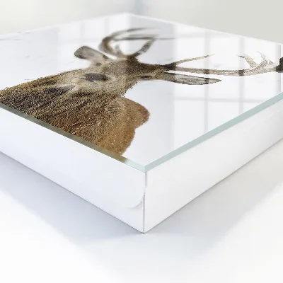 Wall mounted key box Winter deer