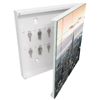 Key box for wall City skyline