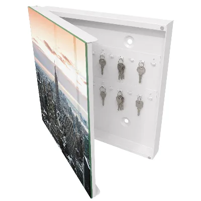 Key box for wall City skyline