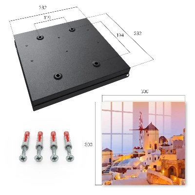 Wall mounted key box Greek island
