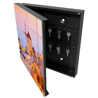 Wall mounted key box Greek island