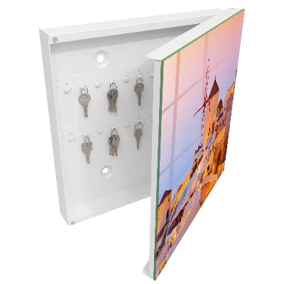 Wall mounted key box Greek island