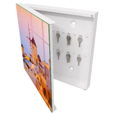 Wall mounted key box Greek island