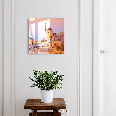 Wall mounted key box Greek island