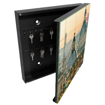 Key cabinet City skyline