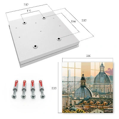 Key cabinet City skyline