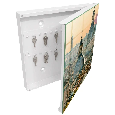 Key cabinet City skyline