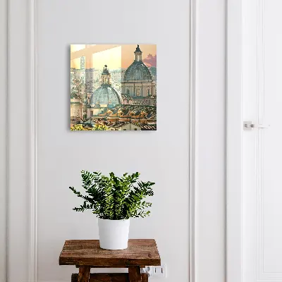 Key cabinet City skyline