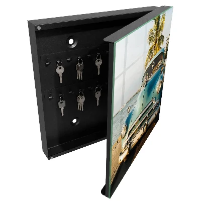 Wall mounted key box Retro car