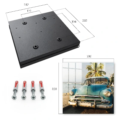 Wall mounted key box Retro car