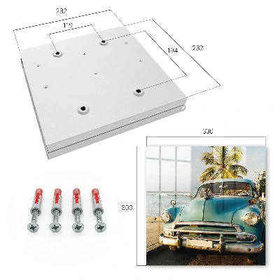 Wall mounted key box Retro car