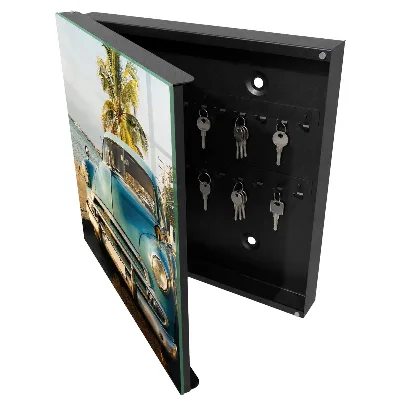 Wall mounted key box Retro car