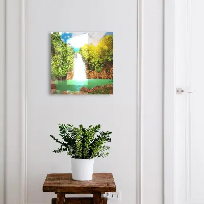 Key cabinet Tropical waterfall