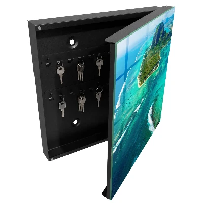 Wall mounted key box Tropical paradise