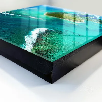 Wall mounted key box Tropical paradise