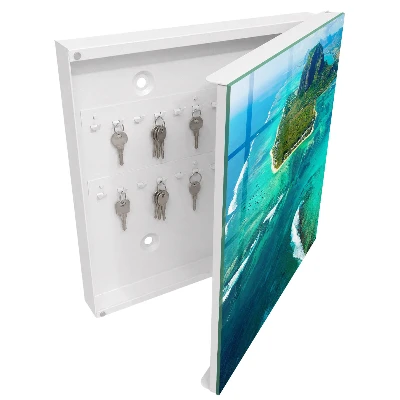 Wall mounted key box Tropical paradise