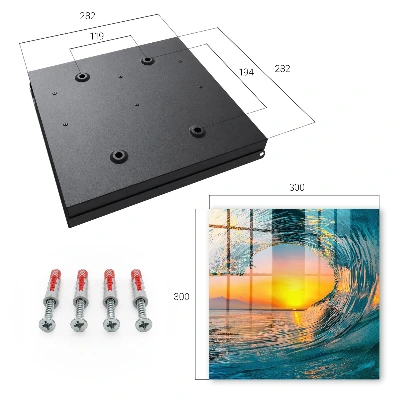 Key cabinet Sunset wave