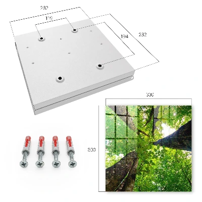 Key box for wall Forest sky