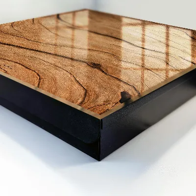 Wall mounted key box Wood texture