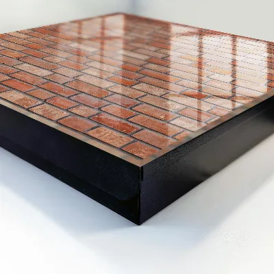 Wall-mounted key box for brick walls