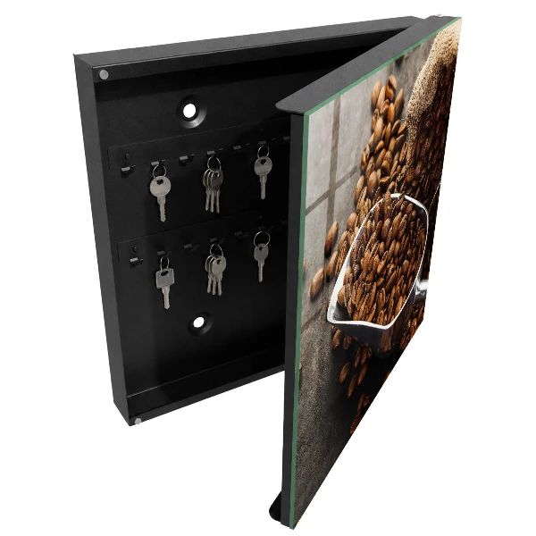 Key box for wall Coffee beans