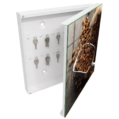 Key box for wall Coffee beans