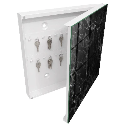 Wall mounted key box Marble depth