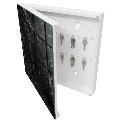 Wall mounted key box Marble depth
