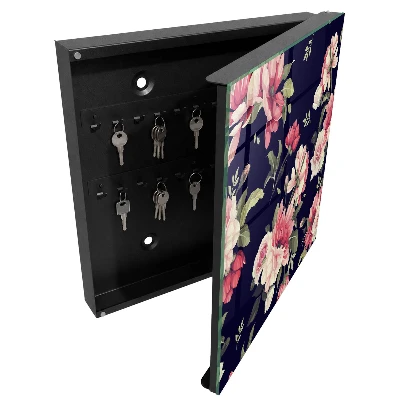 Key cabinet Romantic flowers