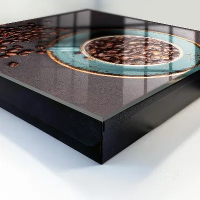 Coffee beans key box for wall