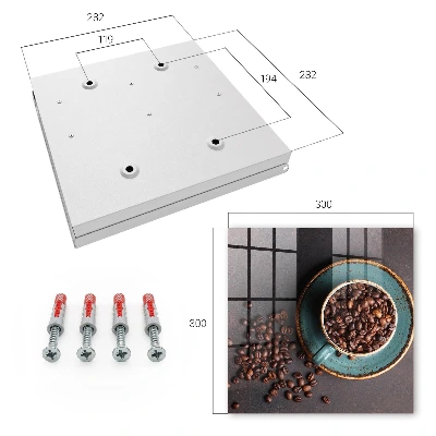 Key box for wall Coffee beans
