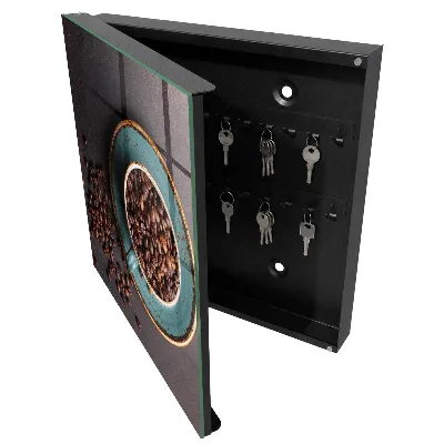 Key box for wall Coffee beans