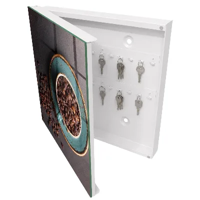Key box for wall Coffee beans