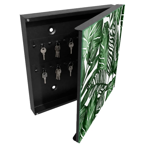 Wall mounted key box Botanical patterns