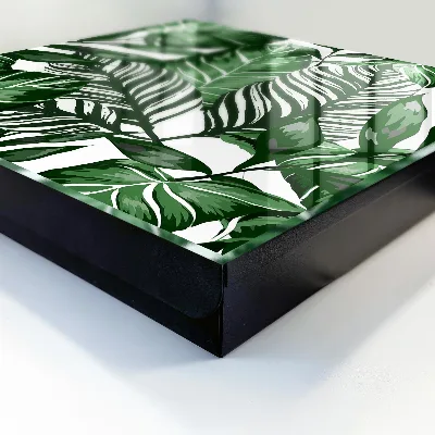 Wall mounted key box Botanical patterns
