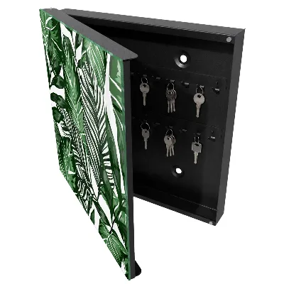 Wall mounted key box Botanical patterns